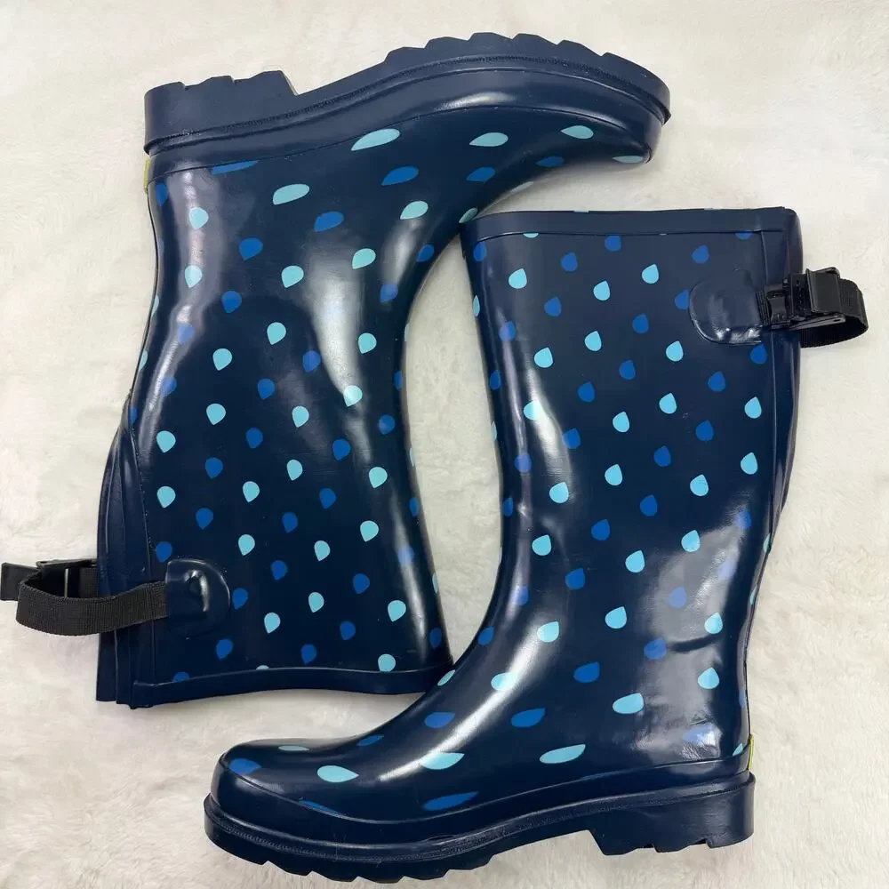 Western Chief Women’s Winter & Rain Boots Raindrop Blue Size 9